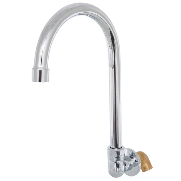 Regency Wall Mount Handsink Faucet With 6" Swivel Gooseneck Spout 4 Regency Wall Mount Handsink Faucet With 6" Swivel Gooseneck Spout - Image 2