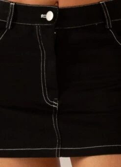 You Know The Drill Mini Skirt - Pitch -Oofos shop 132d4b02a89c493187f4ea386aad9aa7