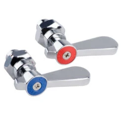 Regency Lead Free Faucet Repair Kit With Handles And Stems For Wall Mount Faucets