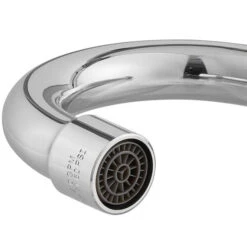 Regency Wall Mount Faucet With 3 1/2" Swivel Gooseneck Spout, 8" Centers, And Install Kit -Oofos shop 2215037