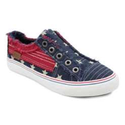 Womens Blowfish Play Fashion Sneakers - Navy Star