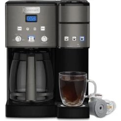 Cuisinart Coffee Center 12-Cup Coffee Maker & Single-Serve Brewer | Black Stainless