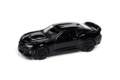 2019 Chevy Camaro ZL1, Gloss Black - Auto World AWSP080/24A - 1/64 Scale Diecast Model Toy Car
