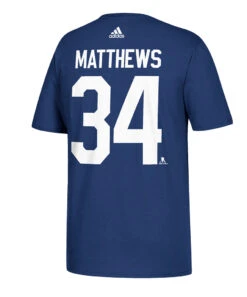 AUSTON MATTHEWS TORONTO MAPLE LEAFS ADIDAS MEN'S AUTHENTIC JERSEY T SHIRT