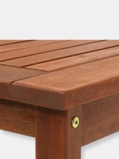 Sunnydaze Decor 19.75 In Meranti Wood Square Patio Side Table - Brown -Oofos shop M00810011717503 2689640839