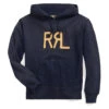 RRL By Ralph Lauren Logo Fleece Hoodie Faded Navy 1 RRL By Ralph Lauren Logo Fleece Hoodie Faded Navy -Oofos shop RRLbyRalphLaurenLogoFleeceHoodieFadedNavy30075 1