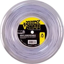 Volkl V-Star 16 (1.30mm) 200m Tennis String Reel - Silver