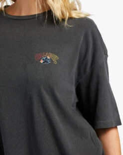 Billabong Kamea Lava Girl Oversized T-Shirt -Oofos shop abjzt01239 billabongw ofb dtl1