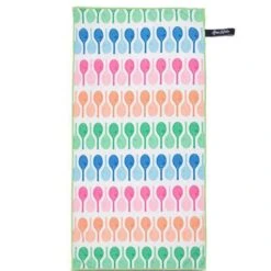 Ame And Lulu Rainbow Racquets Sport Towel