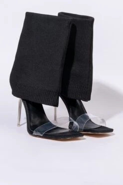 AZALEA WANG LOVE ME LIKE YOU DO STILETTO IN BLACK -Oofos shop azalea wang love me like you do stiletto bootie in black black 4 4