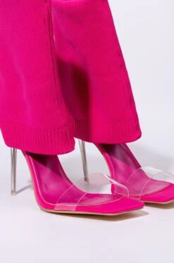 AZALEA WANG LOVE ME LIKE YOU DO STILETTO SANDAL IN FUCHSIA -Oofos shop azalea wang love me like you do stiletto bootie in fuchsia fuchsia 6 6