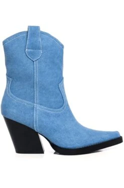 AZALEA WANG MATTY 2 IN 1 BOOT IN DENIM -Oofos shop azalea wang matty 2 in 1 boot in denim denim 3 3