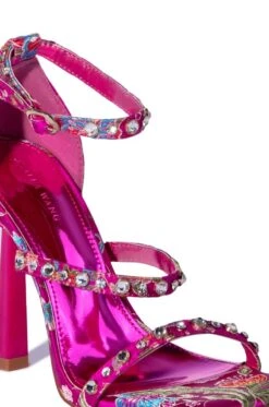 AZALEA WANG REALLY THAT GIRL STILETTO SANDAL IN PINK -Oofos shop azalea wang really that girl stiletto sandal in pink pink 5 5