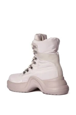 AZALEA WANG SKYLAR EDGY LACE UP BOOTIE IN SAND -Oofos shop azalea wang skylar edgy lace up bootie in sand sand 4 4 c1 c1