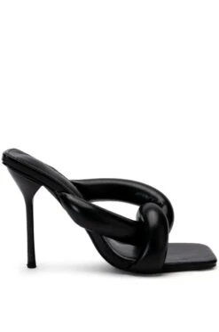 AZALEA WANG WALK ON BY PUFF SANDAL IN BLACK -Oofos shop azalea wang walk on by puff sandal in black black 2 2 c1
