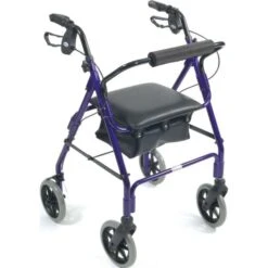 Days Lightweight Aluminium Rollator, Blue