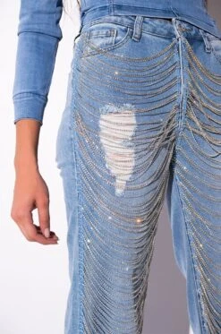 DIAMONDS ARE FOREVER STRAIGHT FIT JEANS -Oofos shop diamonds are forever straight fit jeans light blue 7 7