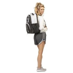 Onix Pickleball Pro Team Backpack Hold All Your Gear In One Bag KZ7402-PBPWB White -Oofos shop onixproteambackpack E2 80 94whiteblack pickleballbag kz7402 pbpwb 4 1800x1799 cf71fe9d 7046 408b 9a70 ef9dc330355a