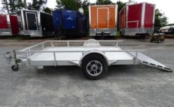 6.4' X 10' All Aluminum Utility Trailer 3500 Lb Axle -Oofos shop p1270119edited