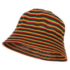 Rasta Mesh Bucket Hat