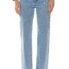 RILEE EMBELLISHED STRAIGHT FIT JEANS