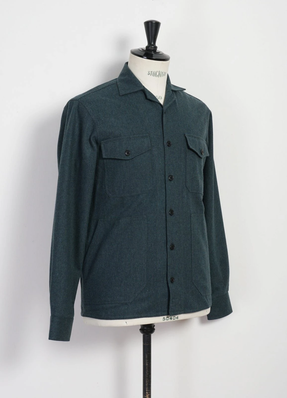STEFAN | Worker Over Shirt | Moss Green 5 STEFAN | Worker Over Shirt | Moss Green - Image 4