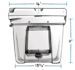 YETI Tundra 45 - Extreme Duty Cooler -Oofos shop t45 side ext.1466447289