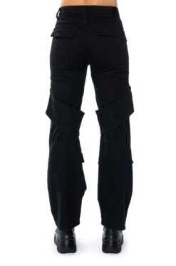 TOO COOL CARGO HIGH WAISTED JEANS -Oofos shop too cool cargo high waisted jeans black 6 6 c1