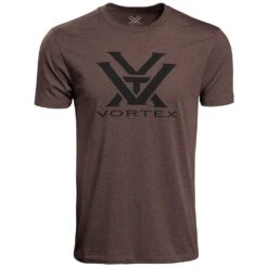 Vortex Core Logo Short Sleeve T-Shirt -Oofos shop vortex core logo short sleeve t shirt brown